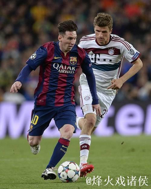 美职联列梅西和穆勒交手记录：梅西3胜7负，非友